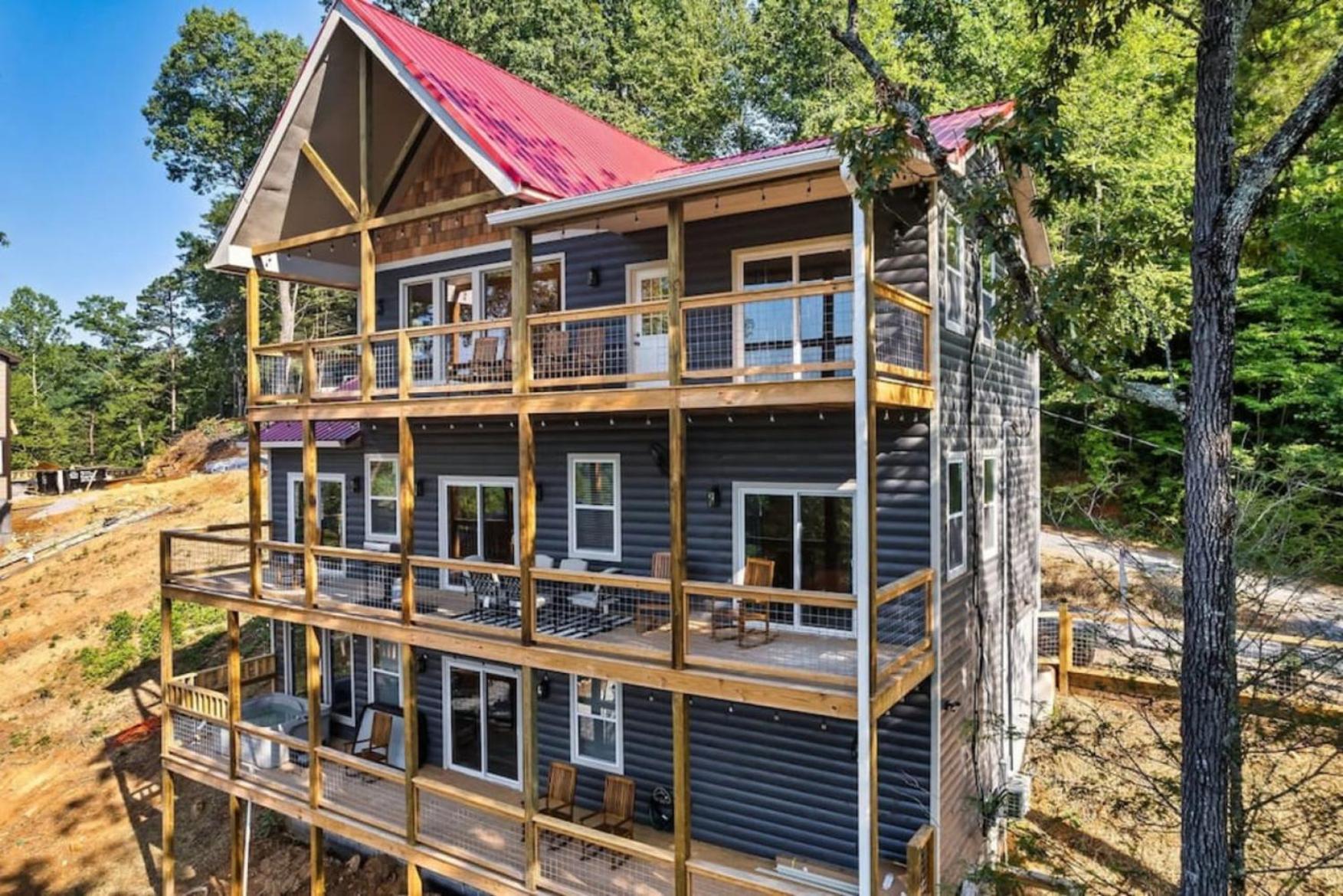 Tranquil Mountain Getaway By Ghosal Luxury Lodging Gatlinburg Eksteriør bilde
