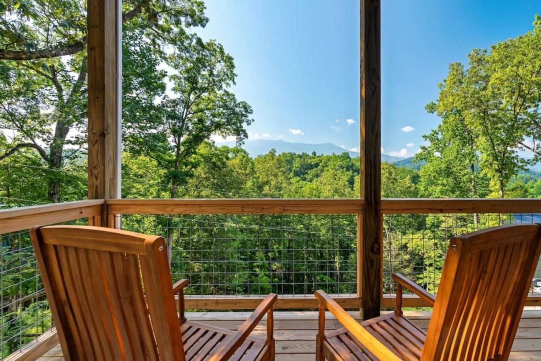 Tranquil Mountain Getaway By Ghosal Luxury Lodging Gatlinburg Eksteriør bilde