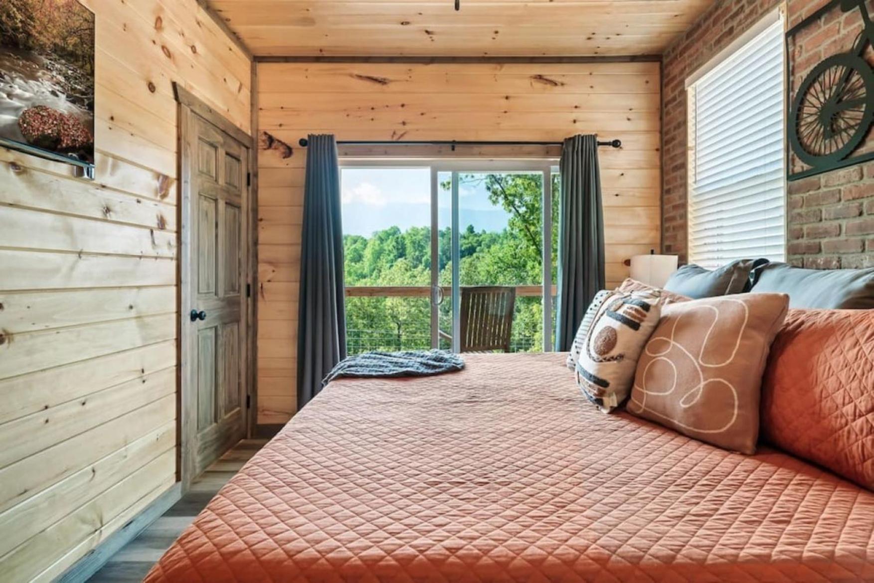 Tranquil Mountain Getaway By Ghosal Luxury Lodging Gatlinburg Eksteriør bilde