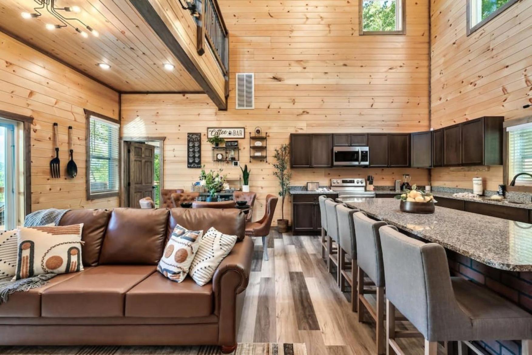 Tranquil Mountain Getaway By Ghosal Luxury Lodging Gatlinburg Eksteriør bilde
